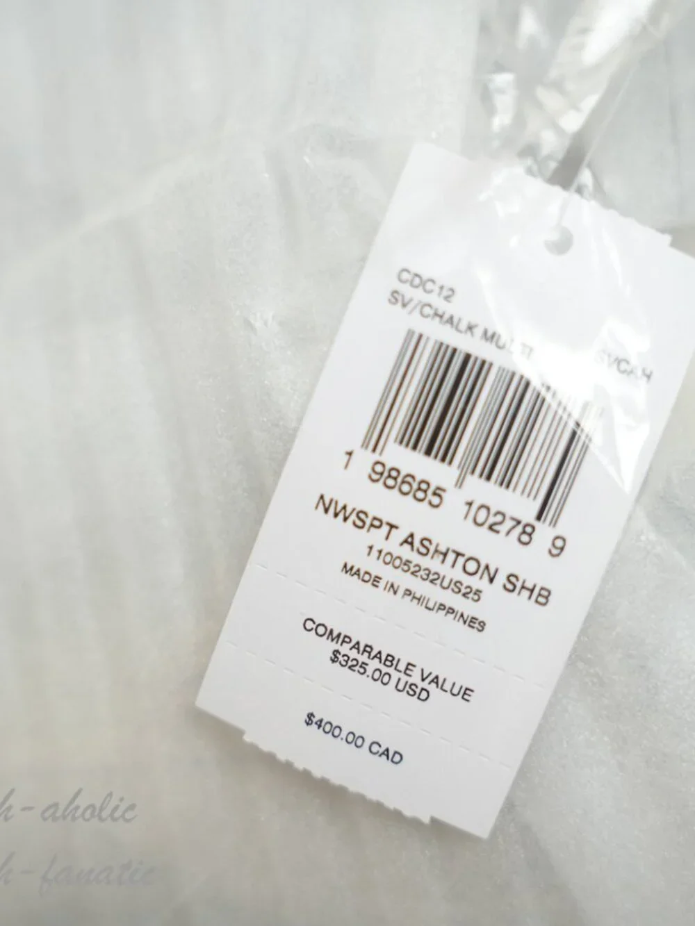 Coach CDC12 Ashton Shoulder Bag With Newspaper Print in Pebbled Leather *SEALED* - Picture 13 of 14